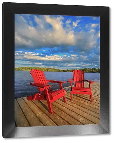 Muskoka chairs - Star Lake Whiteshell Provincial Park, Manitoba, Canada