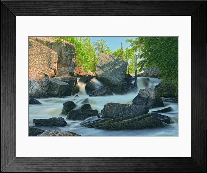 Framed Print : Bird River at Tulabi Falls Nopiming Provincial Park, Manitoba, Canada Framed Print : Bird River at Tulabi Falls Nopiming Provincial Park, Manitoba, Canada
