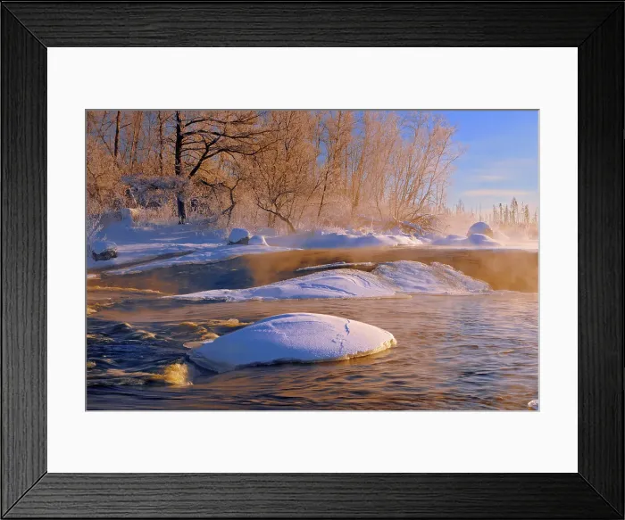 Framed Print : Sunrise at Rainbow Falls Whiteshell Provincial Park, Manitoba, Canada Framed Print : Sunrise at Rainbow Falls Whiteshell Provincial Park, Manitoba, Canada