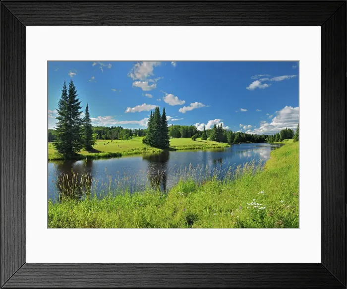 Framed Print : Golf and Country Course Ear Falls Ontario, Canada Framed Print : Golf and Country Course Ear Falls Ontario, Canada