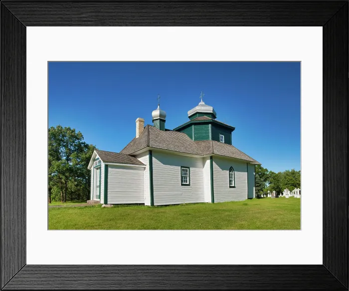 Framed Print : St. Michael's Ukrainian Greek Orthodox Church (first permanent Ukrainian church erected in Canada), Manitoba, Canada Framed Print : St. Michael's Ukrainian Greek Orthodox Church (first permanent Ukrainian church erected in Canada), Manitoba, Canada