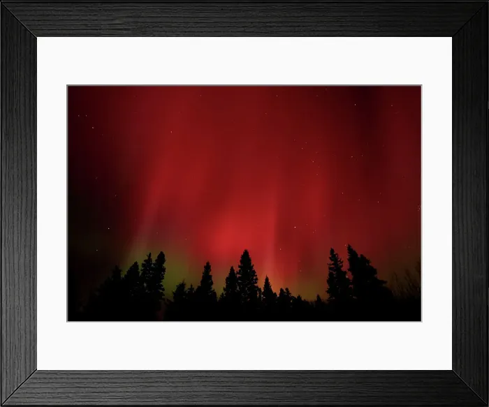 Framed Print : Northern lights or aurora Birds Hill Provincial Park, Manitoba, Canada Framed Print : Northern lights or aurora Birds Hill Provincial Park, Manitoba, Canada