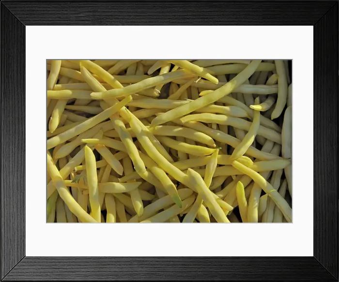 Framed Print : Yellow beans at farmer's market Winnipeg, Manitoba, Canada Framed Print : Yellow beans at farmer's market Winnipeg, Manitoba, Canada