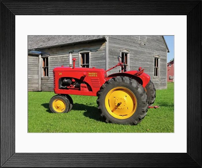 Framed Print : Massey-Harris antique or vintage tractor. Mennonite Museum, Steinbach, Manitoba. Canada homestead Steinbach, Manitoba, Canada Framed Print : Massey-Harris antique or vintage tractor. Mennonite Museum, Steinbach, Manitoba. Canada homestead Steinbach, Manitoba, Canada
