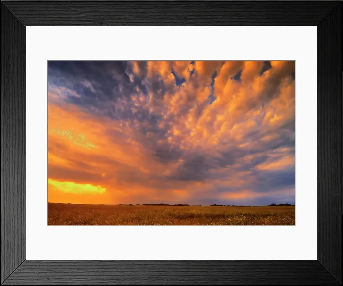 Framed Print : Sunset onthe Canadian prairie Inglis, Manitoba, Canada Framed Print : Sunset onthe Canadian prairie Inglis, Manitoba, Canada