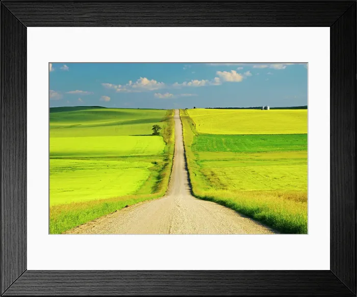 Framed Print : Country road Cypress River, Manitoba, Canada Framed Print : Country road Cypress River, Manitoba, Canada
