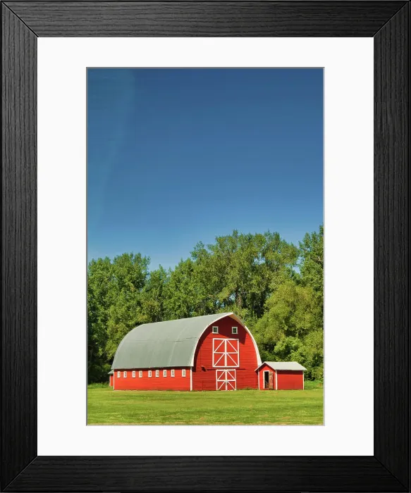 Framed Print : Red barn Rathwell, Manitoba, Canada Framed Print : Red barn Rathwell, Manitoba, Canada