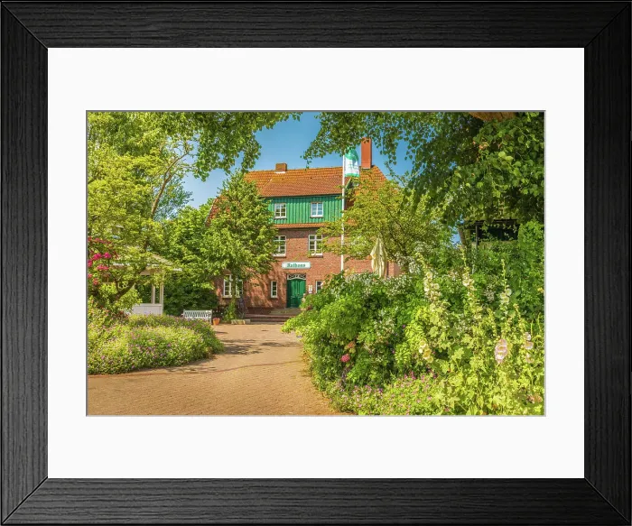 Framed Print : Town hall in the village center of Spiekeroog, East Frisian Islands, East Frisia, Lower Saxony, Germany Framed Print : Town hall in the village center of Spiekeroog, East Frisian Islands, East Frisia, Lower Saxony, Germany