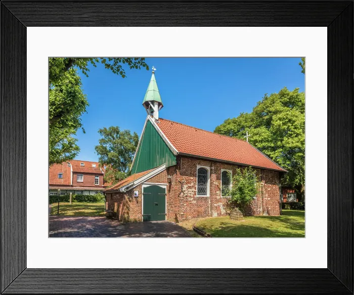 Framed Print : Old island church in the village center of Spiekeroog, East Frisian Islands, East Frisia, Lower Saxony, Germany Framed Print : Old island church in the village center of Spiekeroog, East Frisian Islands, East Frisia, Lower Saxony, Germany