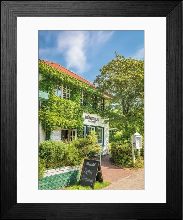 Framed Print : Traditional hotel in the village center of Spiekeroog, East Frisian Islands, East Frisia, Lower Saxony, Germany Framed Print : Traditional hotel in the village center of Spiekeroog, East Frisian Islands, East Frisia, Lower Saxony, Germany