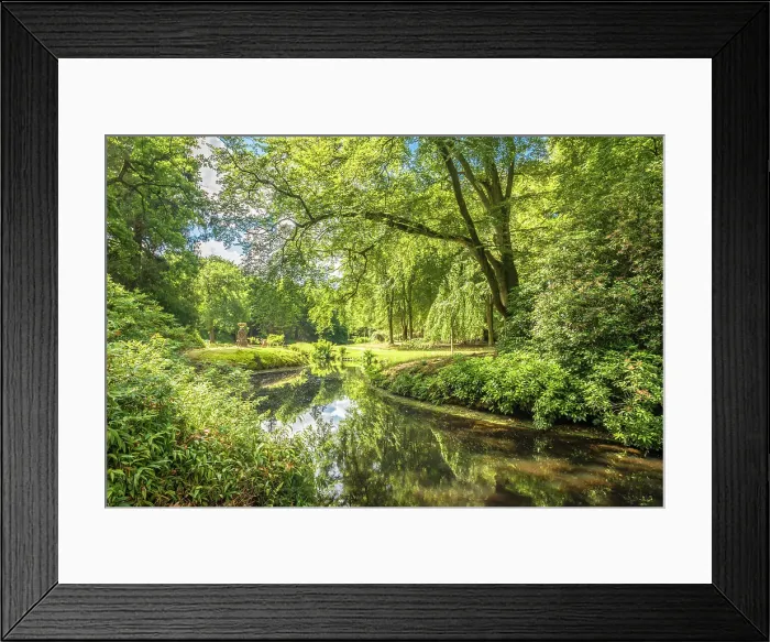 Framed Print : Luetetsburg Castle Park, East Frisia, Lower Saxony, Germany Framed Print : Luetetsburg Castle Park, East Frisia, Lower Saxony, Germany