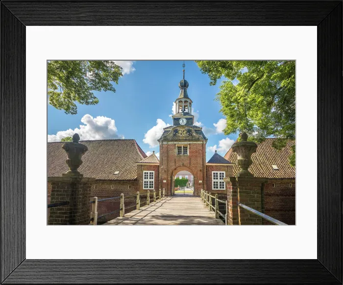 Framed Print : Entrance portal of Luetetsburg Castle, East Frisia, Lower Saxony, Germany Framed Print : Entrance portal of Luetetsburg Castle, East Frisia, Lower Saxony, Germany