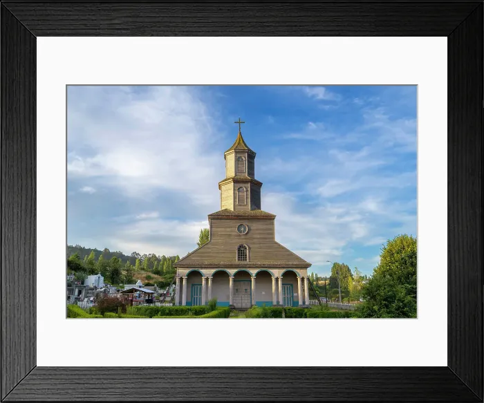 Framed Print : Facade of Nercon Church, Nercon, UNESCO, Chiloe Island, Chiloe Province, Los Lagos Region, Chile Framed Print : Facade of Nercon Church, Nercon, UNESCO, Chiloe Island, Chiloe Province, Los Lagos Region, Chile
