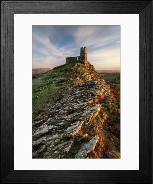 Framed Print : Brentor Church on the summit of Brent Tor in Dartmoor National Park, Devon, England. Winter (December) 2022 Framed Print : Brentor Church on the summit of Brent Tor in Dartmoor National Park, Devon, England. Winter (December) 2022