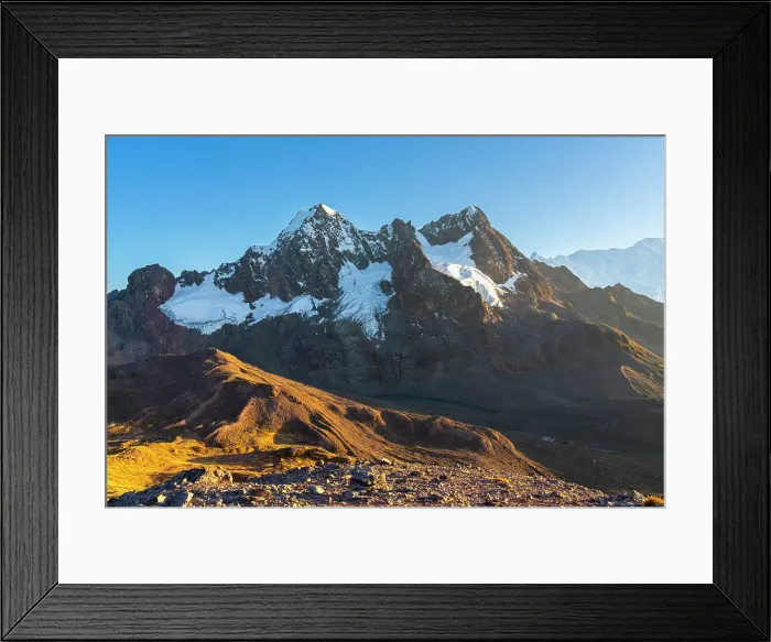 Framed Print : Takusiri mountain (5350 m) and Laguna Pucacocha in Andes at sunrise, near Uchullujllo, Pitumarca district, Canchis Province, Cuzco Region, Peru Framed Print : Takusiri mountain (5350 m) and Laguna Pucacocha in Andes at sunrise, near Uchullujllo, Pitumarca district, Canchis Province, Cuzco Region, Peru