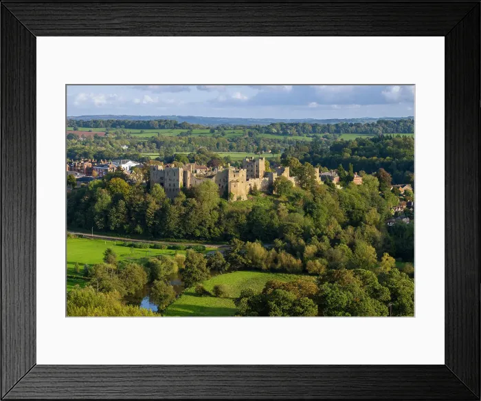 Framed Print : The magnificent ruins of Ludlow Castle, Ludlow, Shropshire, England. Autumn (October) 2023 Framed Print : The magnificent ruins of Ludlow Castle, Ludlow, Shropshire, England. Autumn (October) 2023