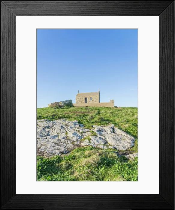 Framed Print : St Nicholas Chapel, St Ives, Cornwall, England, UK Framed Print : St Nicholas Chapel, St Ives, Cornwall, England, UK