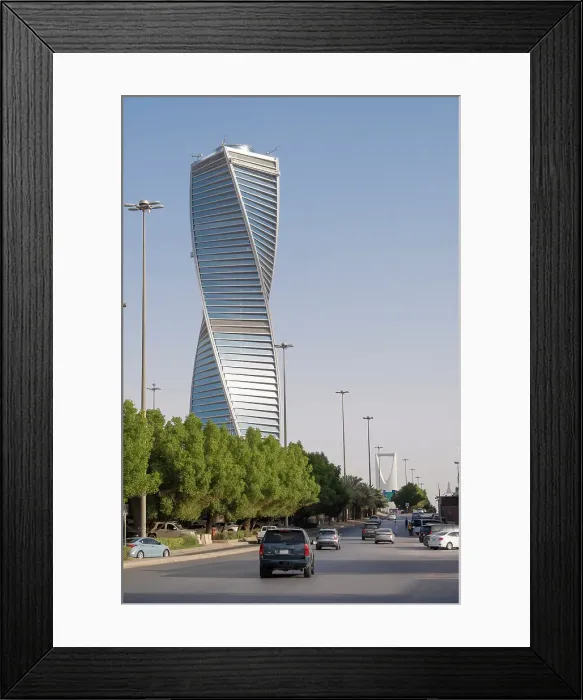 Framed Print : Majdoul Tower, King Fahd Road, Riyadh, Saudi Arabia Framed Print : Majdoul Tower, King Fahd Road, Riyadh, Saudi Arabia