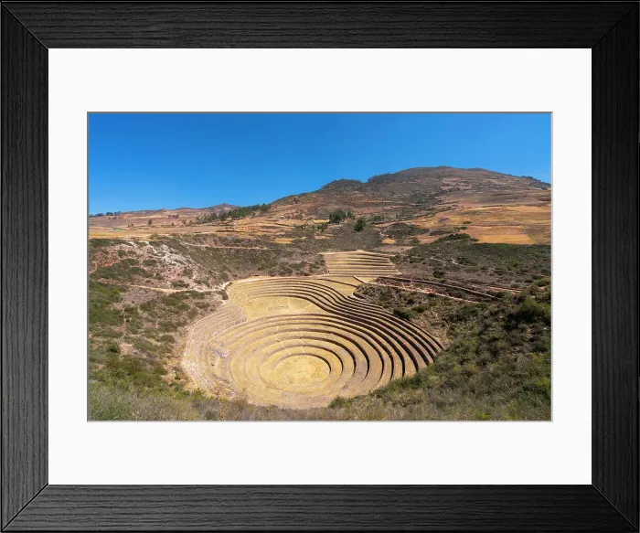 Framed Print : Ancient Inca terrace fields at Moray, Maras, Sacred Valley, Cuzco Region, Peru Framed Print : Ancient Inca terrace fields at Moray, Maras, Sacred Valley, Cuzco Region, Peru