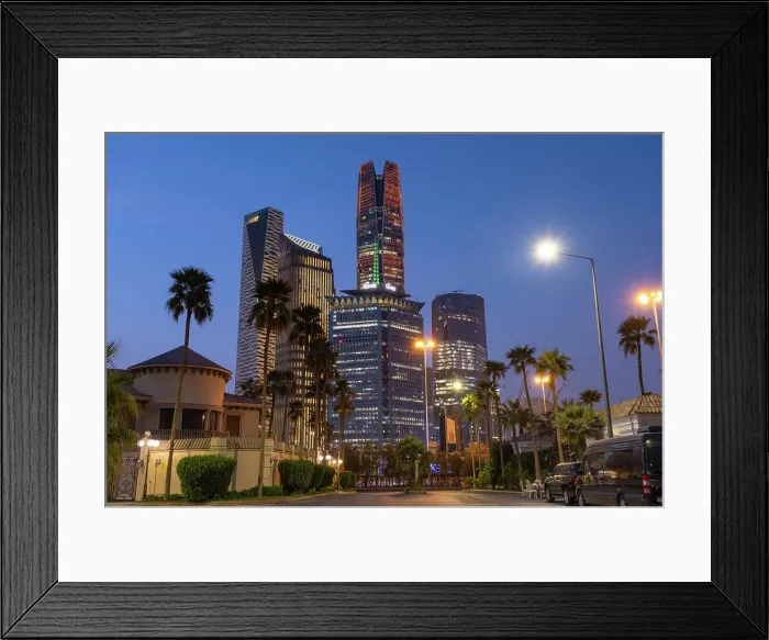 Framed Print : King Abdullah Financial District (KAFD), Riyadh, Saudi Arabia Framed Print : King Abdullah Financial District (KAFD), Riyadh, Saudi Arabia