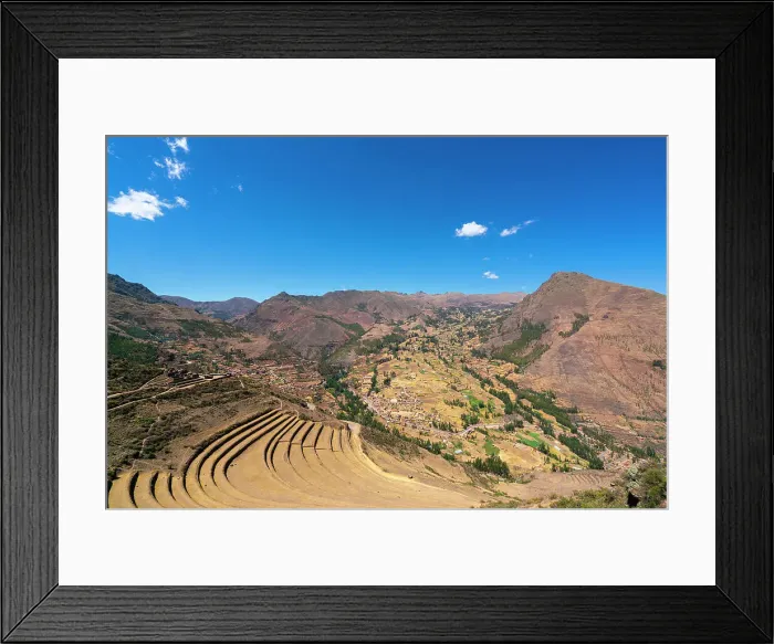 Framed Print : Terraces at Pisaq, Calca Province, Cuzco Region, Peru Framed Print : Terraces at Pisaq, Calca Province, Cuzco Region, Peru