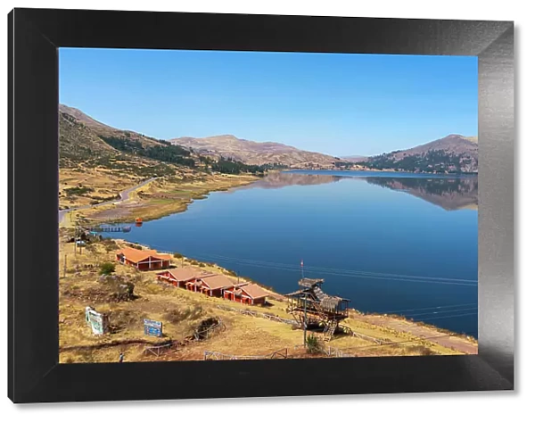 Laguna Pomacanchi near Acomayo, Acomayo Province, Cusco Region, Peru