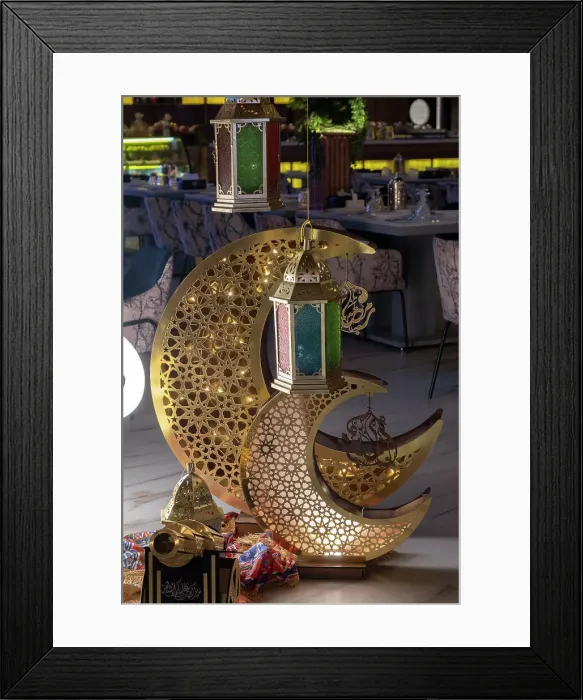 Framed Print : Ramadan decorations, Boulevard City, Riyadh, Saudi Arabia Framed Print : Ramadan decorations, Boulevard City, Riyadh, Saudi Arabia