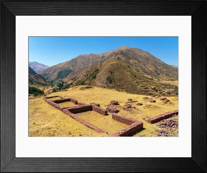 Framed Print : Ruins by Laguna Pomacachi, Acomayo Province, Cusco Region, Peru Framed Print : Ruins by Laguna Pomacachi, Acomayo Province, Cusco Region, Peru