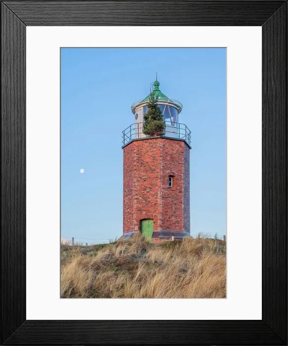 Framed Print : Red Cliff lighthouse at Kampen, Sylt Island, North Frisian Islands, Schleswig Holstein, Germany Framed Print : Red Cliff lighthouse at Kampen, Sylt Island, North Frisian Islands, Schleswig Holstein, Germany