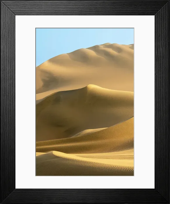 Framed Print : Sand dunes in desert near Huacachina oasis at sunset, Ica District, Ica Province, Ica Region, Peru Framed Print : Sand dunes in desert near Huacachina oasis at sunset, Ica District, Ica Province, Ica Region, Peru