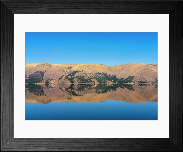 Framed Print : Reflection of mountains on shore of Laguna Pomacanchi, Acomayo Province, Cusco Region, Peru Framed Print : Reflection of mountains on shore of Laguna Pomacanchi, Acomayo Province, Cusco Region, Peru