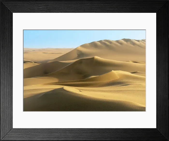 Framed Print : Sand dunes in desert near Huacachina oasis at sunset, Ica District, Ica Province, Ica Region, Peru Framed Print : Sand dunes in desert near Huacachina oasis at sunset, Ica District, Ica Province, Ica Region, Peru