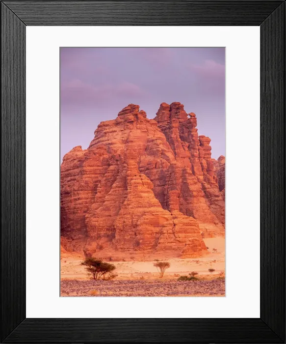 Framed Print : Ashar Valley, Al-Ula, Medina Province, Saudi Arabia