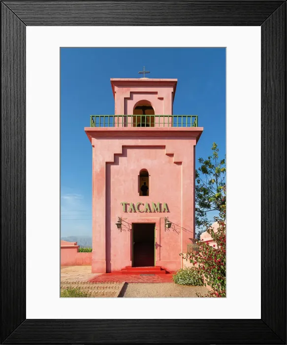 Framed Print : Facade of tower, Tacama winery, Ica Province, Ica Region, Peru Framed Print : Facade of tower, Tacama winery, Ica Province, Ica Region, Peru