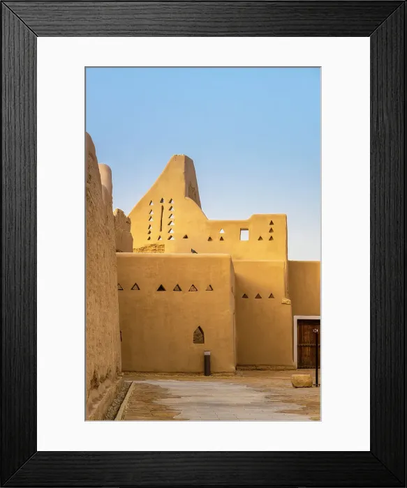 Framed Print : Restored mud brick buildings, At-Turaif World Heritage Site, Diriyah, Riyadh, Saudi Arabia Framed Print : Restored mud brick buildings, At-Turaif World Heritage Site, Diriyah, Riyadh, Saudi Arabia