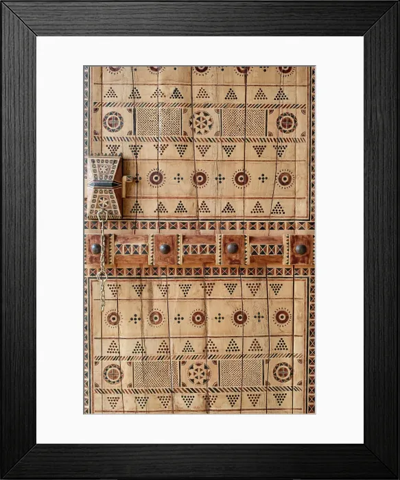 Framed Print : Traditional wooden door, At-Turaif World Heritage Site, Diriyah, Riyadh, Saudi Arabia Framed Print : Traditional wooden door, At-Turaif World Heritage Site, Diriyah, Riyadh, Saudi Arabia