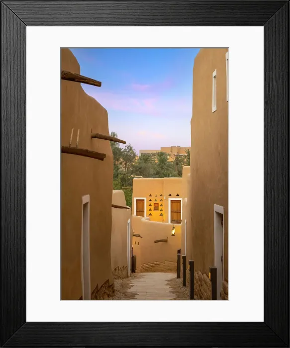 Framed Print : Restored mud brick buildings, At-Turaif World Heritage Site, Diriyah, Riyadh, Saudi Arabia Framed Print : Restored mud brick buildings, At-Turaif World Heritage Site, Diriyah, Riyadh, Saudi Arabia