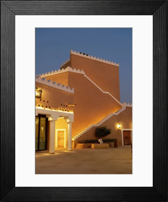 Framed Print : Bujairi Terrace, Diriyah, Riyadh, Saudi Arabia Framed Print : Bujairi Terrace, Diriyah, Riyadh, Saudi Arabia