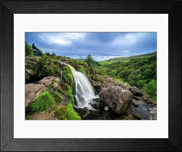 Framed Print : The Loup of Fintry Waterfall, Glasgow, Scottish Lowlands, UK Framed Print : The Loup of Fintry Waterfall, Glasgow, Scottish Lowlands, UK