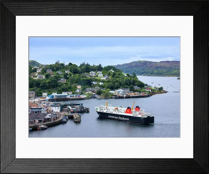 Framed Print : Scenic view of Oban, Oban, Scottish Highlands, Scotland, UK Framed Print : Scenic view of Oban, Oban, Scottish Highlands, Scotland, UK