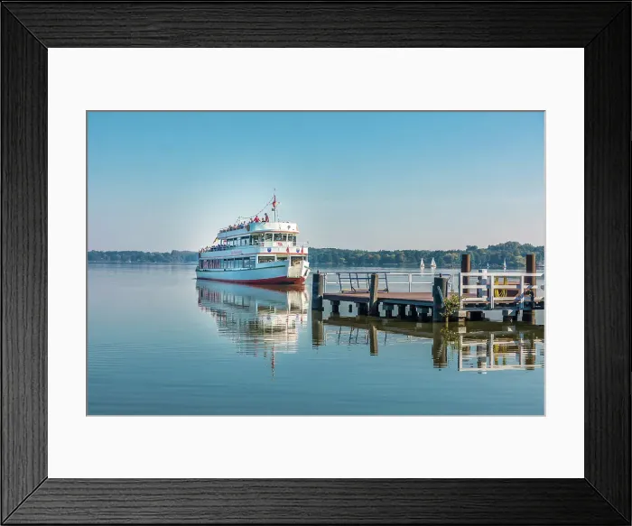 Framed Print : Excursion boat on Lake Zwischenahner Meer, Bad Zwischenahn, Oldenburger Land, Lower Saxony, Germany Framed Print : Excursion boat on Lake Zwischenahner Meer, Bad Zwischenahn, Oldenburger Land, Lower Saxony, Germany