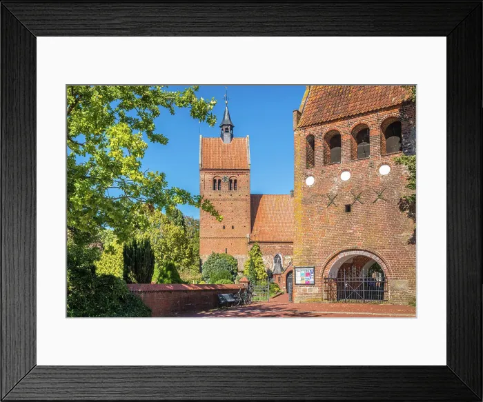 Framed Print : Historic St. Johannes Church, Bad Zwischenahn, Oldenburger Land, Lower Saxony, Germany Framed Print : Historic St. Johannes Church, Bad Zwischenahn, Oldenburger Land, Lower Saxony, Germany