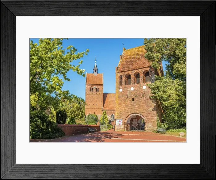 Framed Print : Historic St. Johannes Church, Bad Zwischenahn, Oldenburger Land, Lower Saxony, Germany Framed Print : Historic St. Johannes Church, Bad Zwischenahn, Oldenburger Land, Lower Saxony, Germany