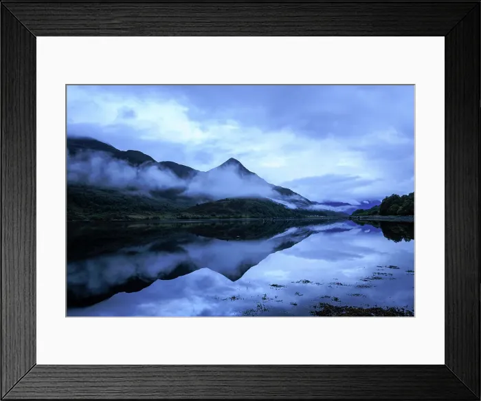 Framed Print : Reflections on Loch Leven, Kinlochleven, Scotland Framed Print : Reflections on Loch Leven, Kinlochleven, Scotland