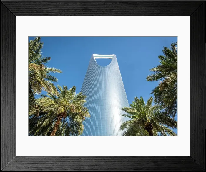Framed Print : Kingdom Tower, Riyadh, Saudi Arabia Framed Print : Kingdom Tower, Riyadh, Saudi Arabia