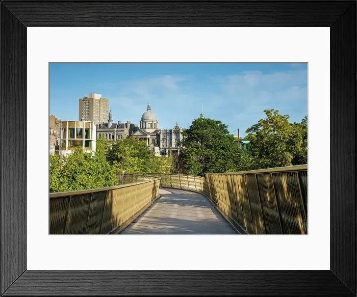 Framed Print : View of Aberdeen library from Union Square, Aberdeen, Scotland, UK Framed Print : View of Aberdeen library from Union Square, Aberdeen, Scotland, UK