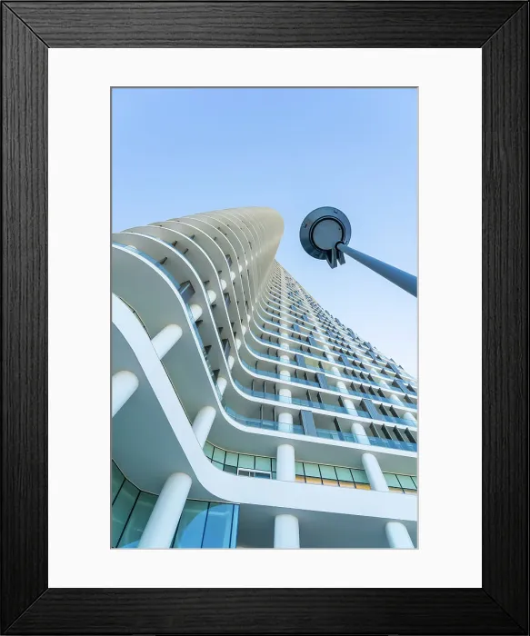 Framed Print : The East Tower, Ayia Napa Marina, Ayia Napa, Cyprus