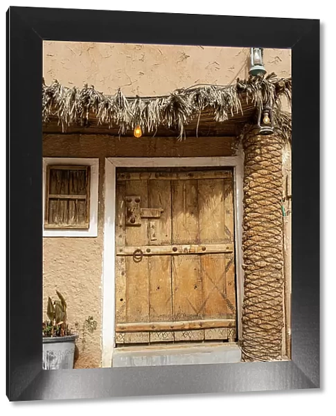 Old door, Diriyah, Riyadh, Saudi Arabia