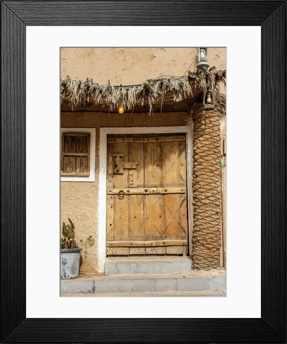 Framed Print : Old door, Diriyah, Riyadh, Saudi Arabia Framed Print : Old door, Diriyah, Riyadh, Saudi Arabia