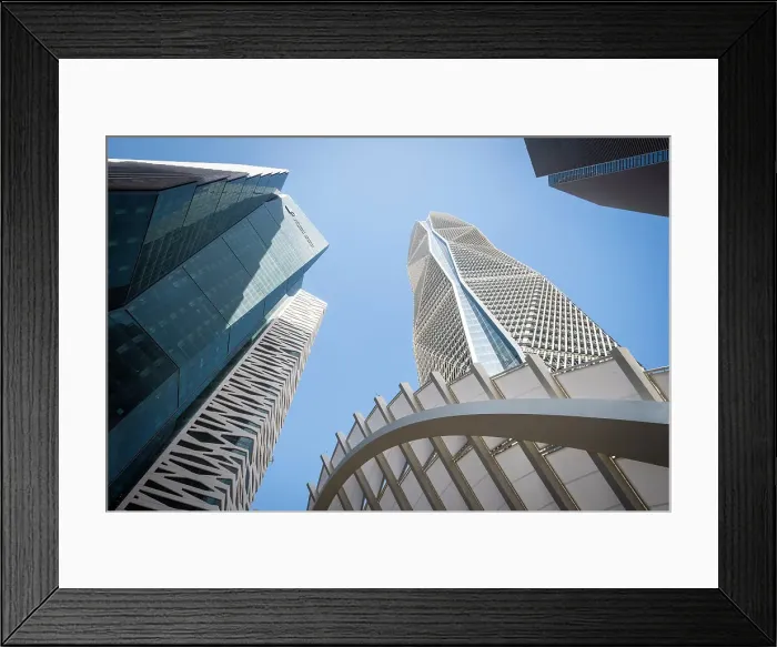 Framed Print : PIF Tower, King Abdullah Financial District (KAFD), Riyadh, Saudi Arabia